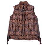 Зимний пуховик, майка топ, оригинальный дизайнерский короткий жилет, делается под заказ