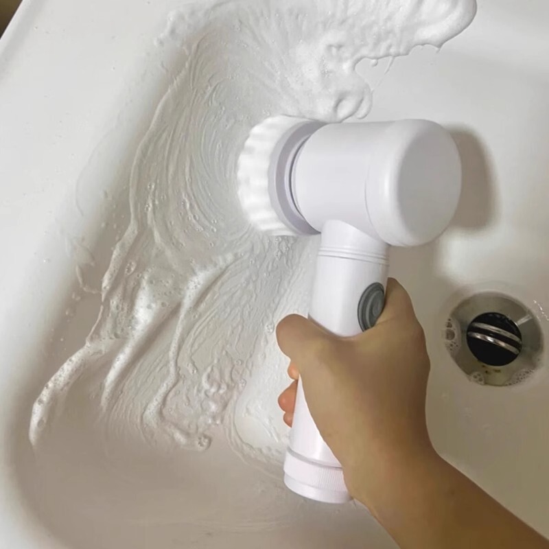 Electric Cleaning Brush Multifunctional for Home Kitchen Dishwashing, Pot Scrubbing, Tile Groove Cleaning, Shoe Cleaning, Handheld Cordless Cleaning