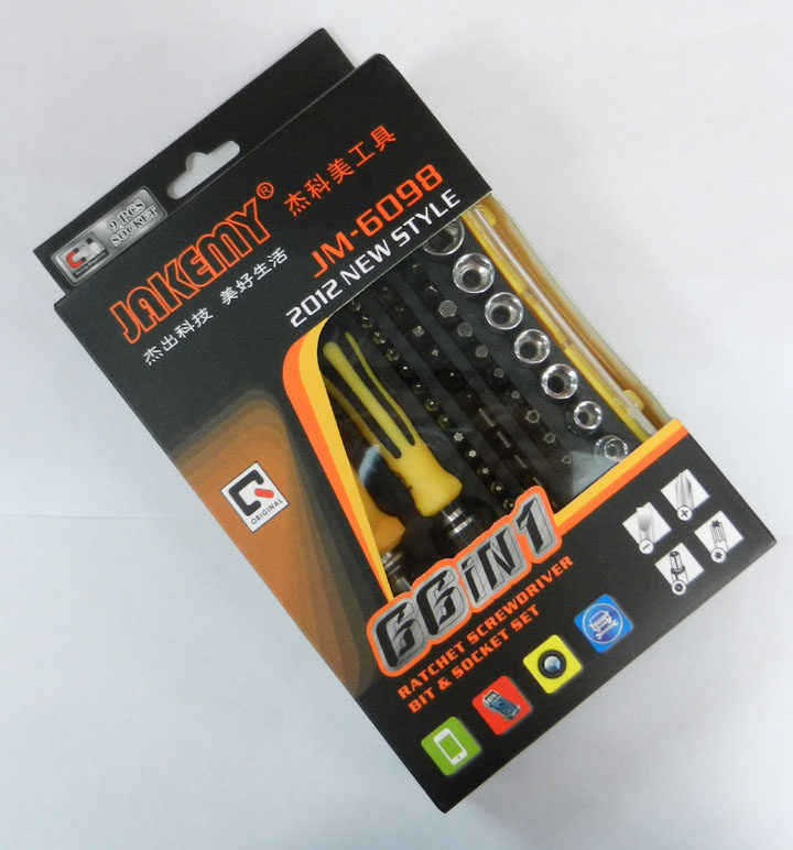 JM-6098 66 in 1 screwdriver tool set flat household disassembly repair original