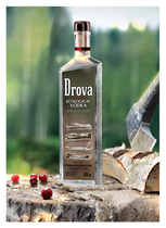Imported Russian vodka Drova chopping wood 500ml wine cabinet bar cocktail