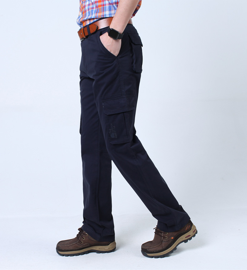Quần jeep nam Quần cotton nhiều túi Quần yếm nam ngoài trời Quần nam thẳng quân đội Quần thun rộng quần short kaki nam