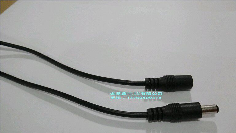 Monitor power connector DC male joint 5521 pair plug 22AWG line 200MM 1 set price