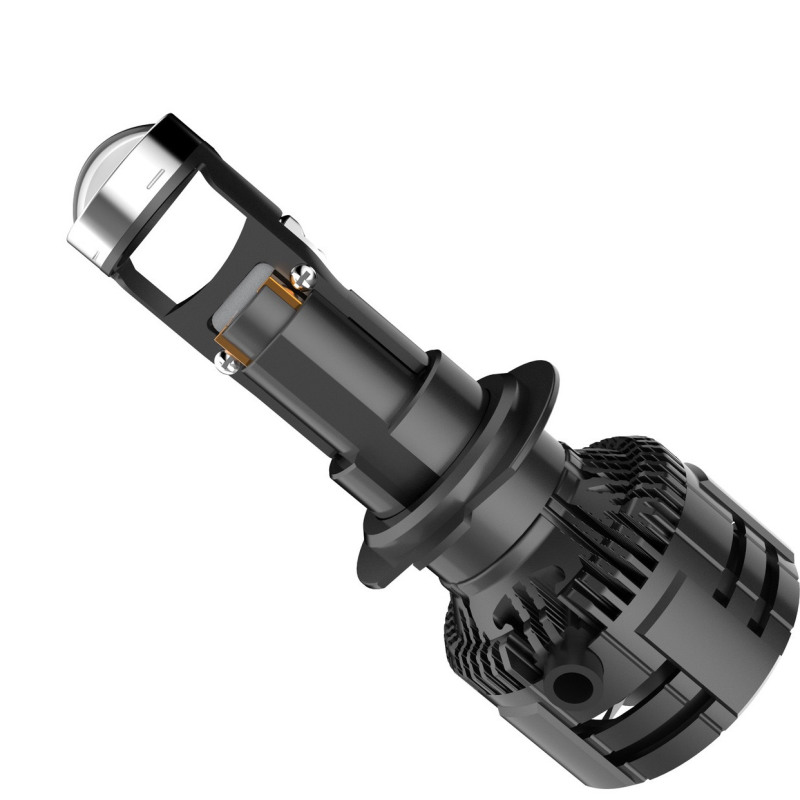 Car Led Laser Headlight H7 Super Bright H11 Strong Light 9005 with Built-In Lens H4 High and Low Beam Integrated Car Light Bulb