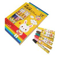 Huilin Oil Brush 12 colors children painting brush color sand paper crayons hexagonal oil painting stick 18 24 36 watercolor pen
