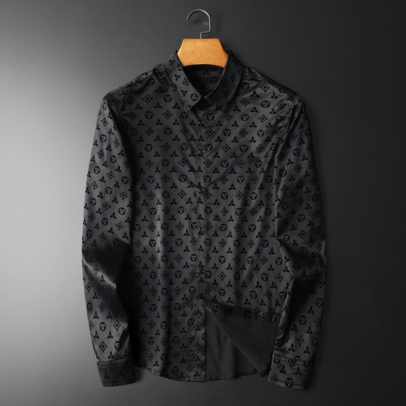 European Goods An&Lv/Angelababy 2024 New Long-Sleeve Shirt, Youthful Plus-Size Slim-Fit Shirt, European Fashion