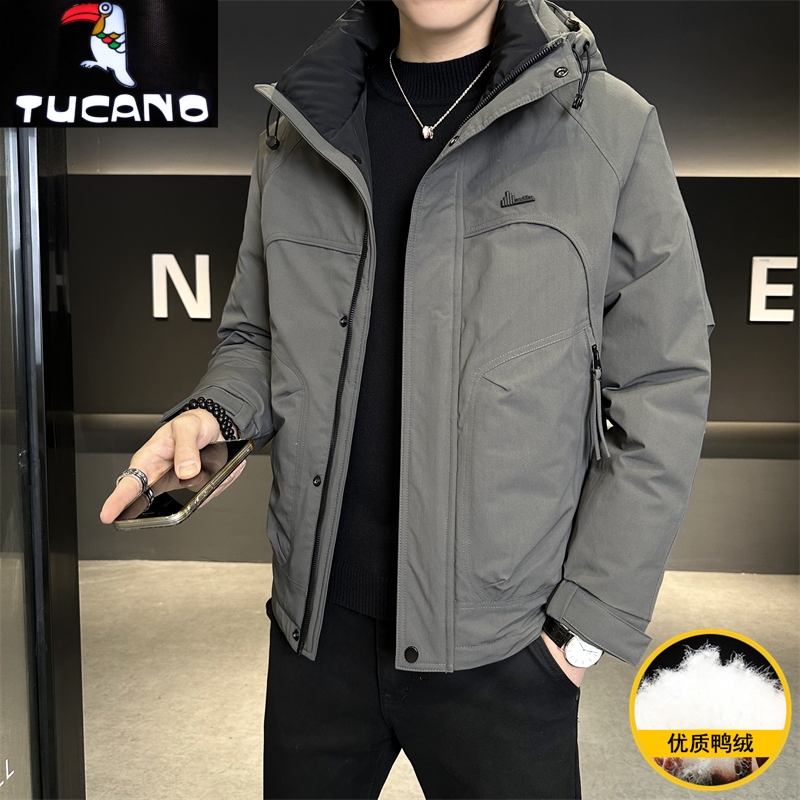 Woodpecker Workwear Hooded down Jacket for Men 2026 Winter New Thickened Warm Duck down Stylish Windbreaker Woodpecker Workwear Hooded down Jacket for Men 2026 Winter New Thickened Warm Duck down Stylish Windbreaker