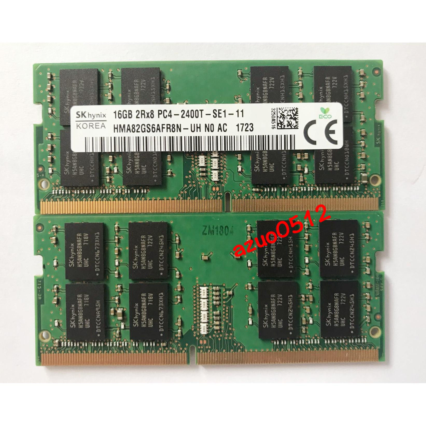 Original Bottling Dragon Destroyer 7000 T50Ti V87P Laptop Memory 16G DDR4 2400