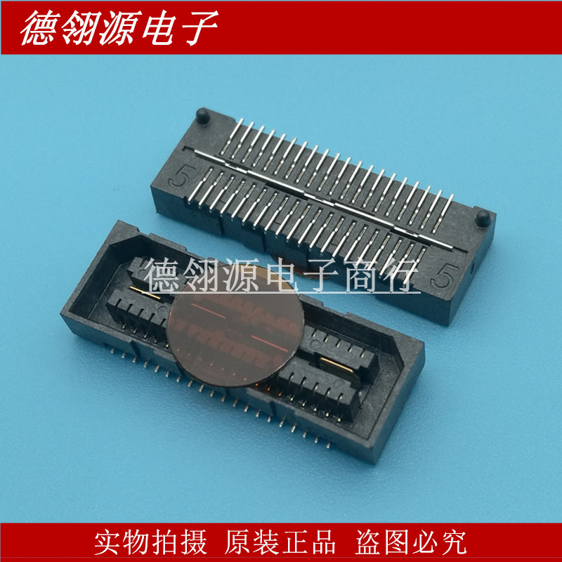 QSE-020-01-L-D-A-K 0.8mm间距40pin SAMTEC全新原装连接器现货
