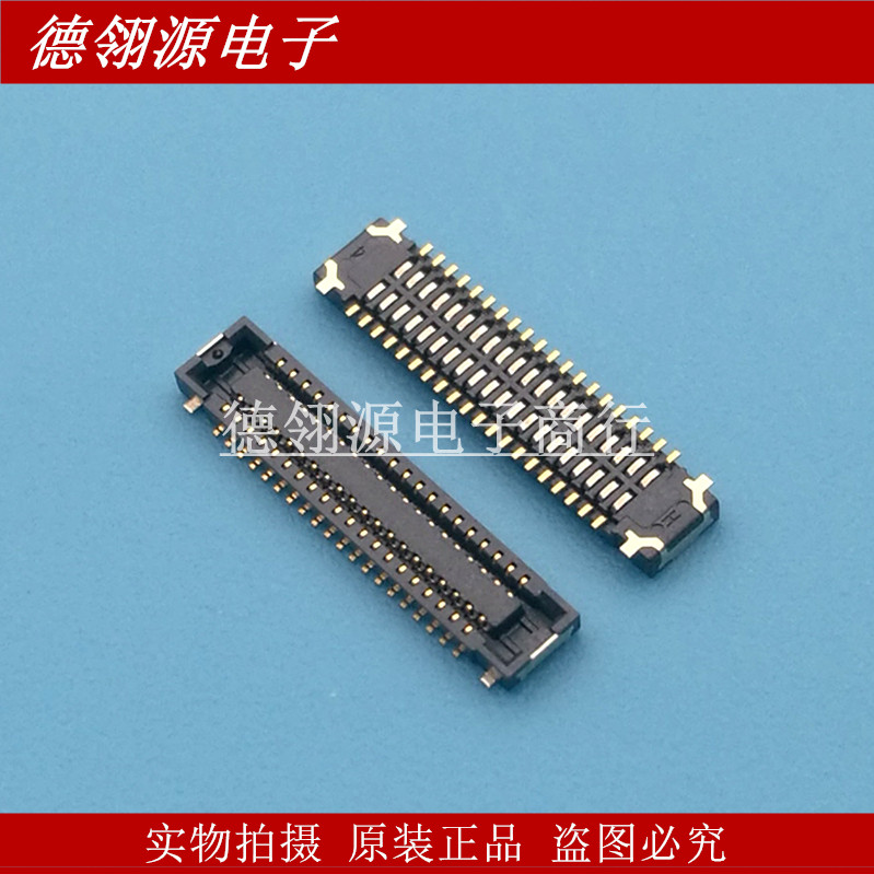 AXE540124 AXE540127 0.4mm间距40pin母座 全新原装连接器