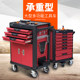 Green Forest Tool Cart, Auto Repair Trolley, Multi-Functional Mobile Tool Cabinet, Iron Workshop Drawer-Type Tool Box