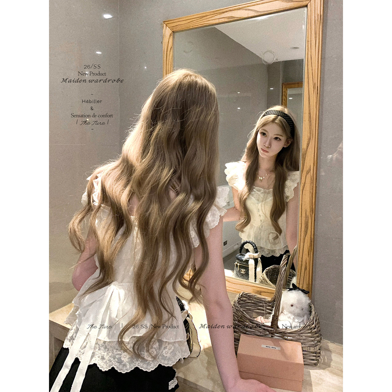 Theture White Heavy Embroidery Two-Piece Set Camisole Shirt Top Unique and Beautiful Layering Summer Women's Wear