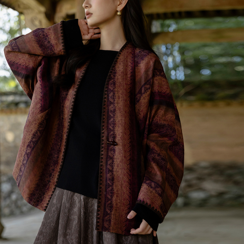 Anytime, Anywhere | 37mm Heavyweight Xiangyun Silk | New Chinese Style Shell Embroidery Mulberry Silk Jacket Anytime, Anywhere | 37mm Heavyweight Xiangyun Silk | New Chinese Style Shell Embroidery Mulberry Silk Jacket