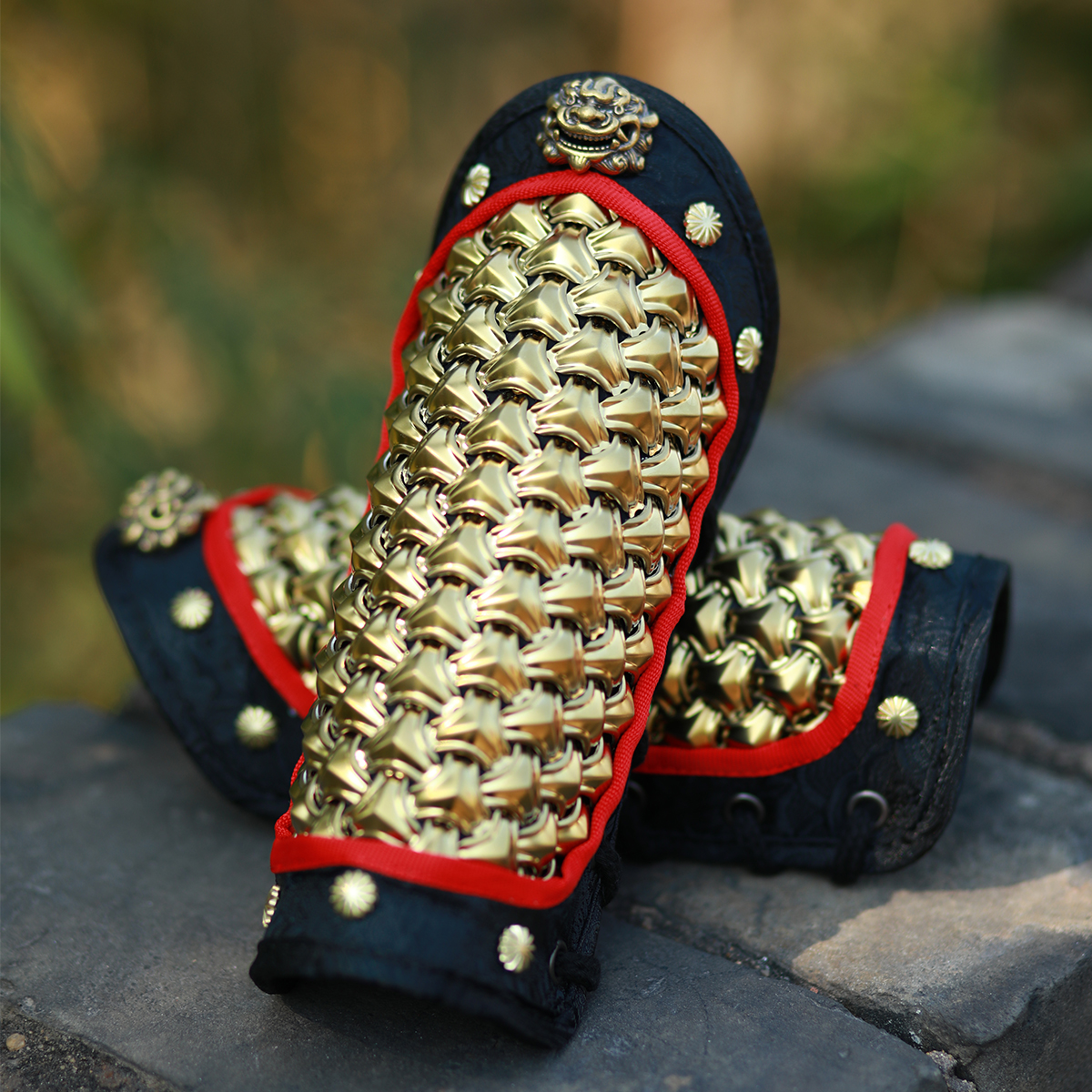 Ouater Alley Mountain Veneurie Armor Armo Armi Fly Fish Suit Accessories Original Handmade Anti Cut Stainless Steel Golden Wrists