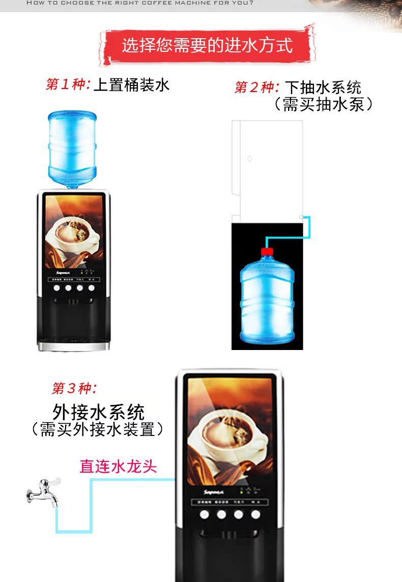 máy ép cafe Xinnuo SC-7903EPL thương mại tự động pha cà phê nóng uống máy pha sữa đậu nành máy pha trà sữa máy pha trà một máy - Máy pha cà phê máy espresso