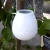 Mới sáng tạo gốm trắng treo hình trứng dễ thương nhỏ bình nhỏ treo chai thêm hoa thịt thủy canh treo chậu hoa - Vase / Bồn hoa & Kệ những bình hoa đẹp Vase / Bồn hoa & Kệ