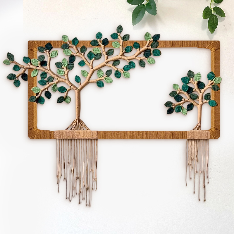 Hand-Woven Tree of Life Money Tree Wall Hanging Decoration Tapestry Dream Catcher Homestay Home Decoration