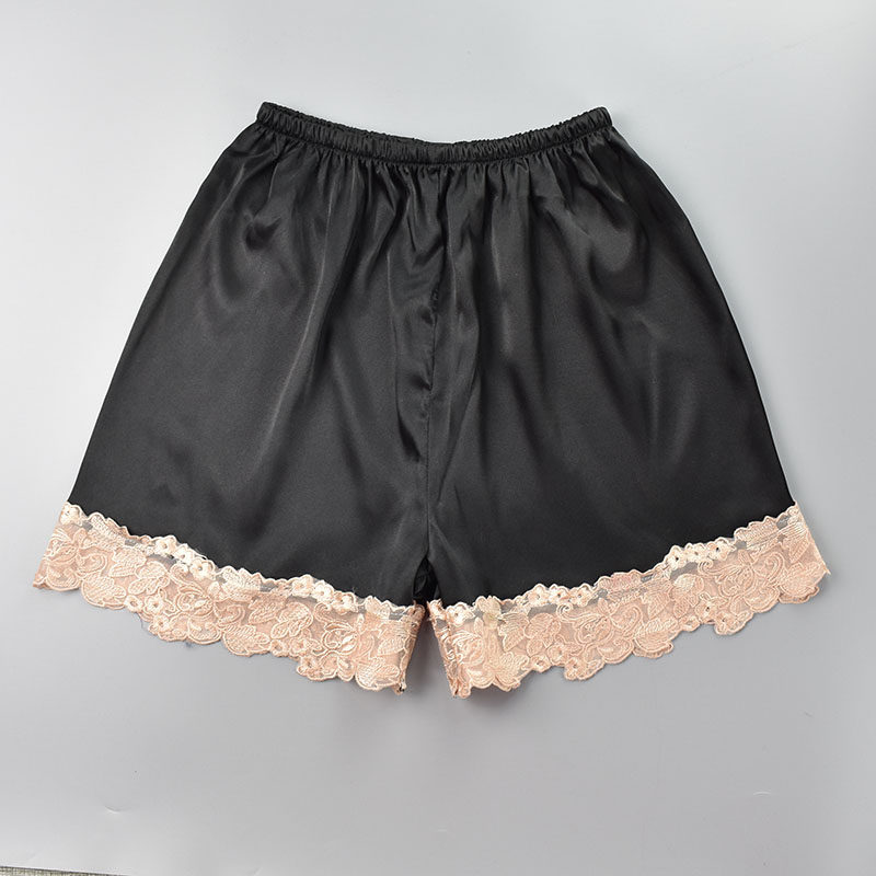 Ya Yu Xin Plus-size pajama pants women 200 pounds pajama pants women's summer shorts thin silk women's pajama pants shorts women's summer home