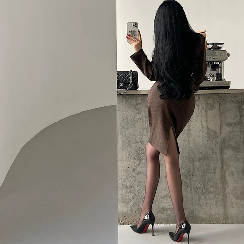 YoungGirlDay Корейский стиль Ким Секретарь Высокий интеллектуальный двубортный топ, куртка с юбкой, закрывающая бедра, костюм