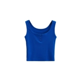 Сексуальные приталенные короткие бретели, топ с чашечками