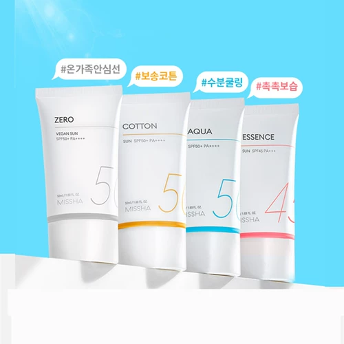 Miss hana, оригинальный водостойкий освежающий солнцезащитный крем, Южная Корея, физическая защита, SPF50