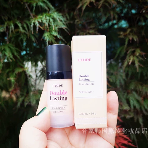 Корейский оригинальный Etude Double Lasting Sunscreen Concealer Foundation Средний образец истек