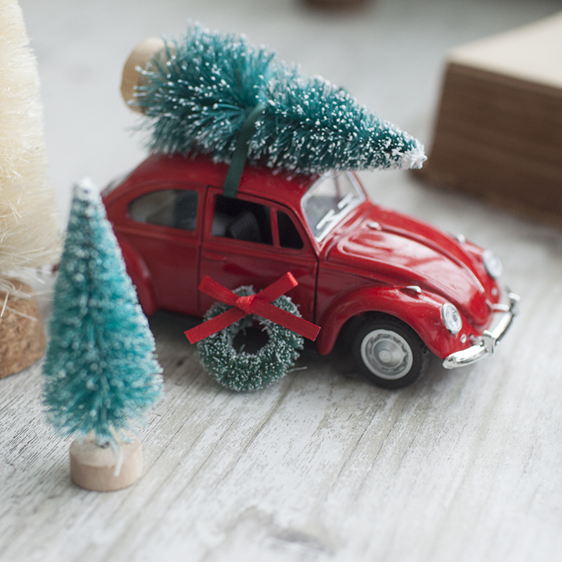 Mini Snowscape Christmas Tree Christmas Desktop Decorations Cute Snowpine Tabletop Pendulum Pieces Christmas Themed Shooting-Taobao