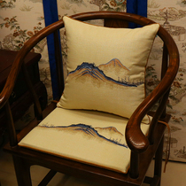 Red Wood Sofa Cushions Chinese Vintage Solid Wood Taiko Chair Subwasher Chair Dining Chair Tea Chair Seat Cushion Home Anti Slip