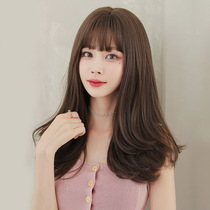 Wig Woman Long Hair Long Hair air Qi Liu Hai Fashion emulation 2021 New headgear Pear Blossom Hair curly hair