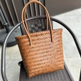 Вместительная и большая корзина, сумка через плечо на одно плечо