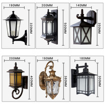 LED outdoor wall lamp Waterproof antique garden villa door lighting European style front door post outdoor garden light