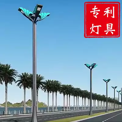 Street light pole outdoor 8 meters 10 meters 15 meters waterproof super bright new rural patent project municipal mains led road light