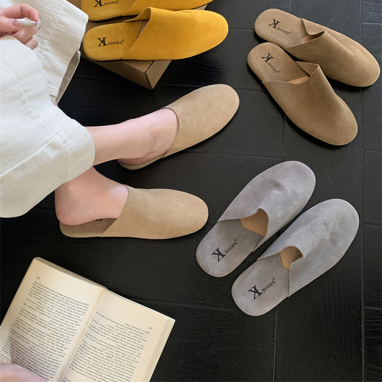 Wanda Withdraws Birkenstock-Style Closed-Toe Half-Slippers for Women, Autumn and Winter Outerwear, 2025 New Model, Mule Women's Shoes, Large Sizes 35-43 Wanda Withdraws Birkenstock-Style Closed-Toe Half-Slippers for Women, Autumn and Winter Outerwear, 2025 New Model, Mule Women's Shoes, Large Sizes 35-43