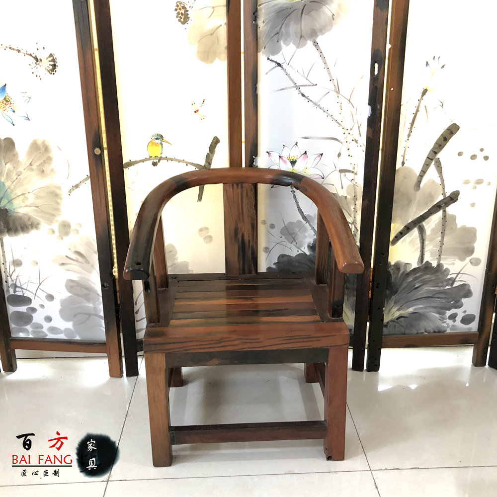 Old ship gỗ ring ghế Trung Quốc phong cách ghế gỗ rắn Ming và Qing triều đại cổ điển đồ gỗ cổ xưa - Đồ gỗ ngoài trời ghế xếp du lịch bỏ túi