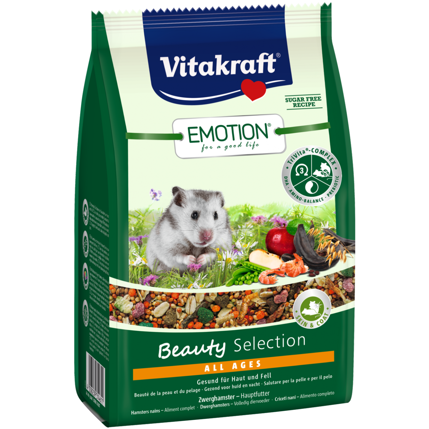Spot German version German Vitakraft Wei Takaf sugar-free hamster food VK dwarf beauty hair 300G