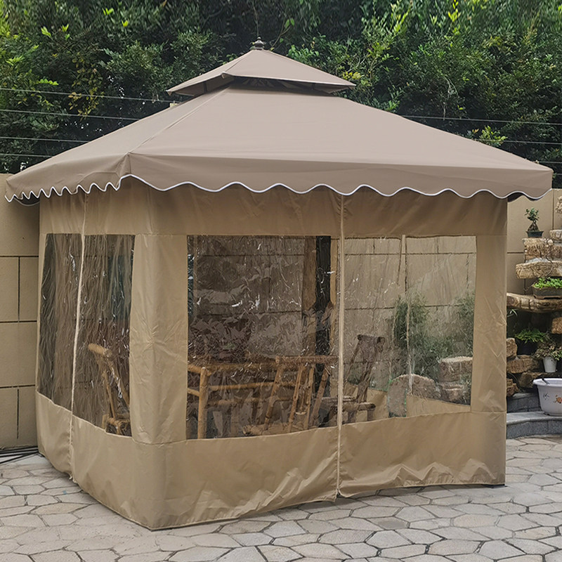 Outdoor advertisement of the pavilion outdoor garden terrace roof of the four-corner umbrella tent