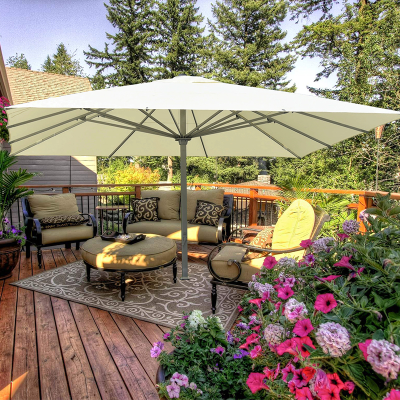 Outdoor large beach umbrellas Courtyard Garden Shade Rome Umbrella Car Canopy Beach Swimming Pool Great Beach Umbrellas