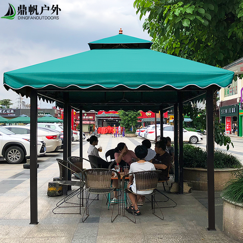 Outdoor Sunshade Canopy, Rain Shelter, Courtyard Outdoor Rainproof Four-Legged Gazebo, Advertising Event Stall, Large Roman Tent Umbrella Outdoor Sunshade Canopy, Rain Shelter, Courtyard Outdoor Rainproof Four-Legged Gazebo, Advertising Event Stall, Large Roman Tent Umbrella