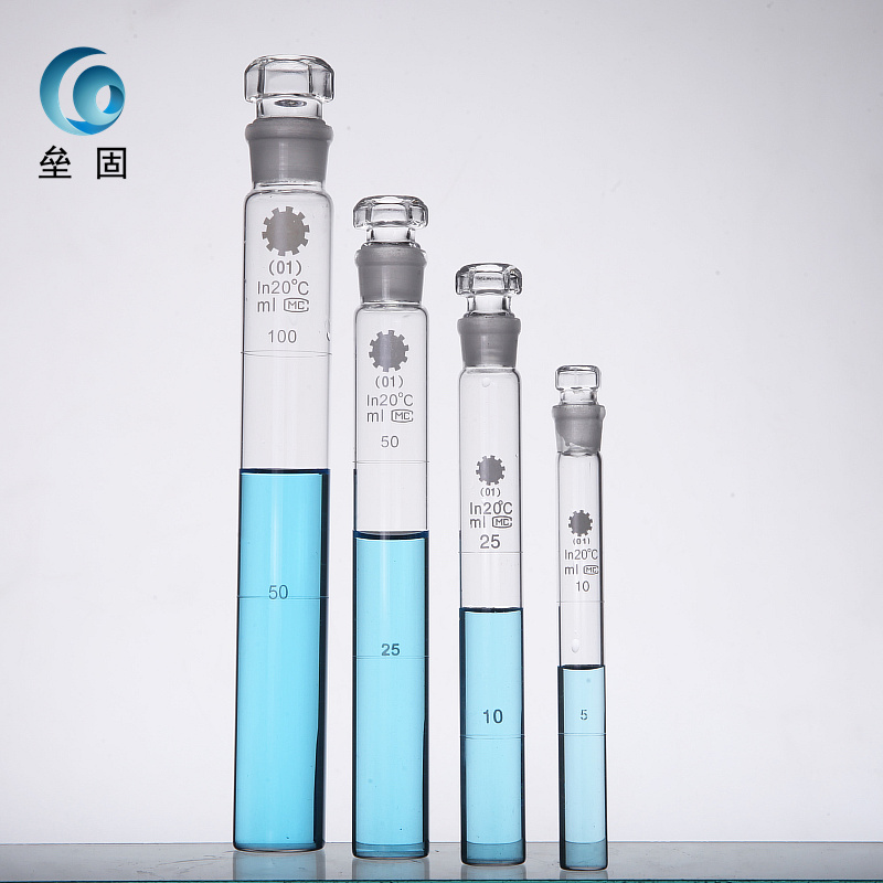 10 25 50 100ml glass plug colorimetric tube Natter colorimetric tube Organic wood colorimetric tube frame