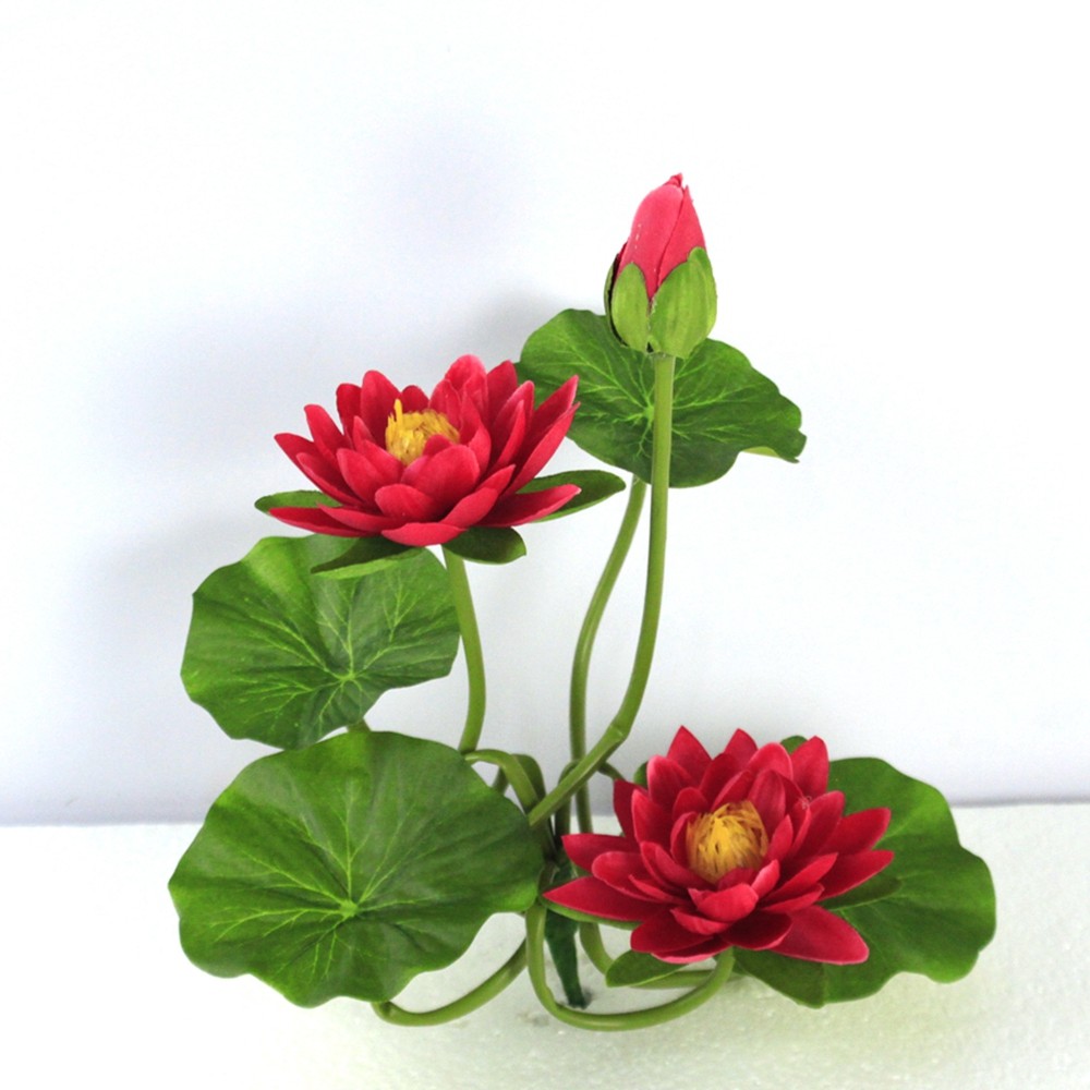 Hotel plate decoration creative decoration fake lotus sashimi dishes decoration flowers pool with small lotus for Buddha flowers