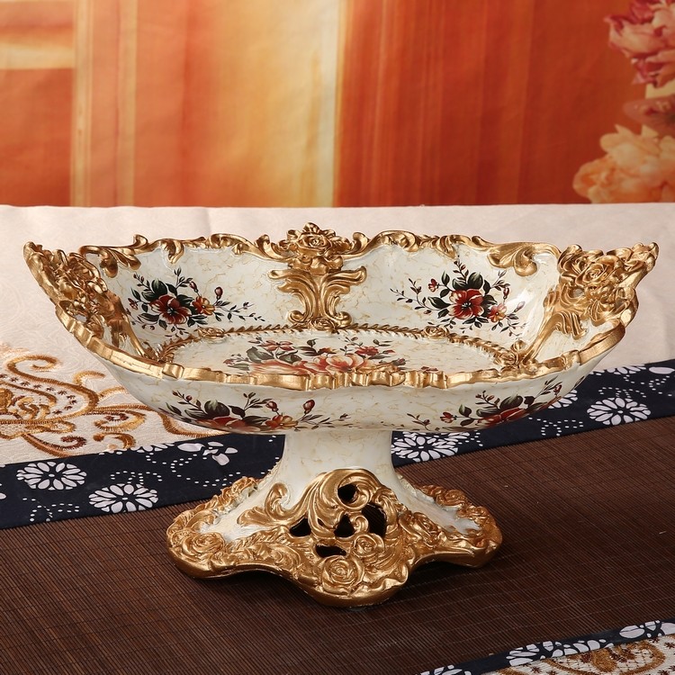 Купить Ваза под фрукты Творческая гостиная роскошный Европейский стиль фрукты дома, свадебные смолы журнальный столик, набор многофункционального домашнего украшения в интернет-магазине с Таобао (Taobao) из Китая, низкие цены | Nazya.com