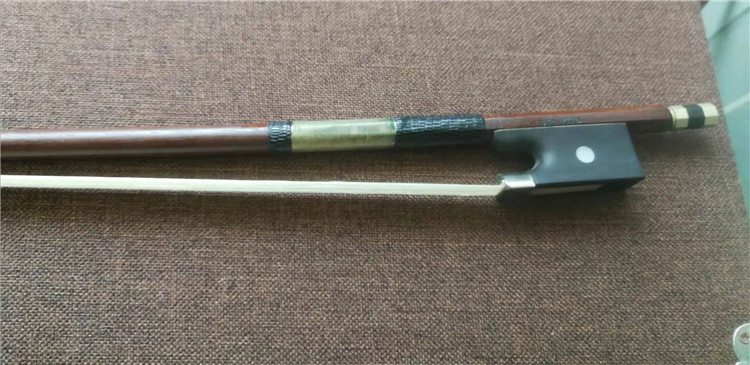 German violin bow 4 4 old violin with a bow pole without injury new bow and furlough print man lugen