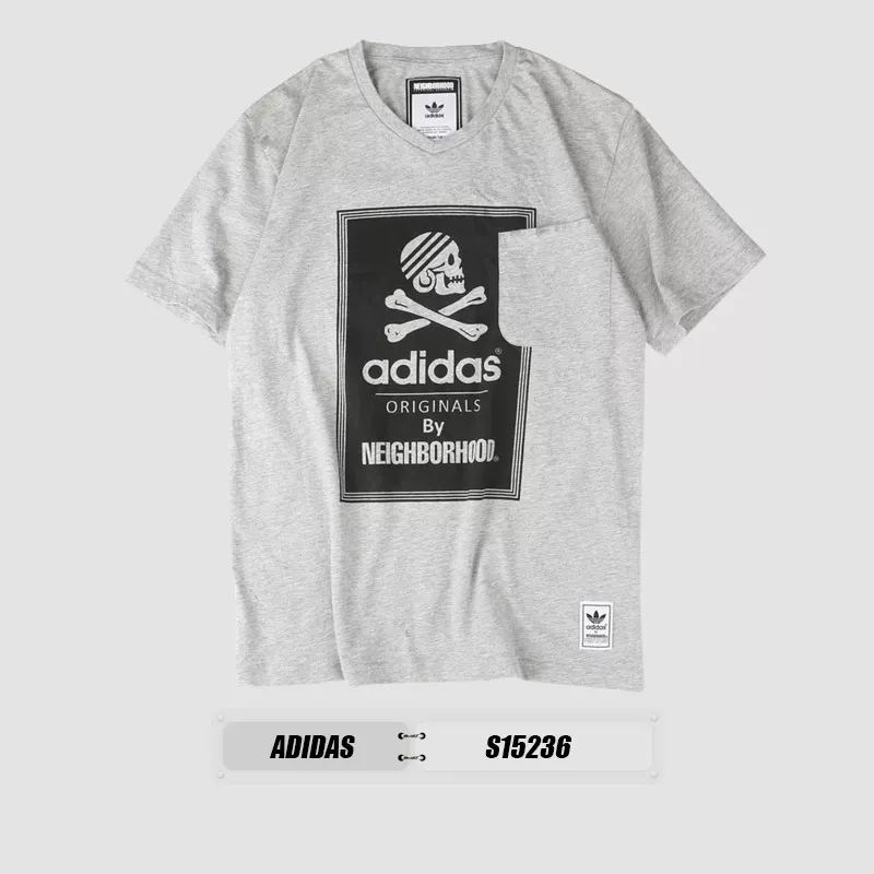 Распродажа Special Hui Adidas X NBHD совместная повседневная спортивная мужская хлопковая футболка S15231-S15232