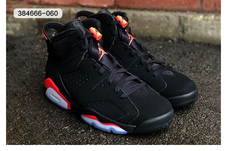 Air Jordan 6 AJ6 PS màu đen nhỏ trẻ em giày trẻ em giày trẻ em 384667-384666-060 - Giày dép trẻ em / Giầy trẻ giày sneaker trẻ em nam