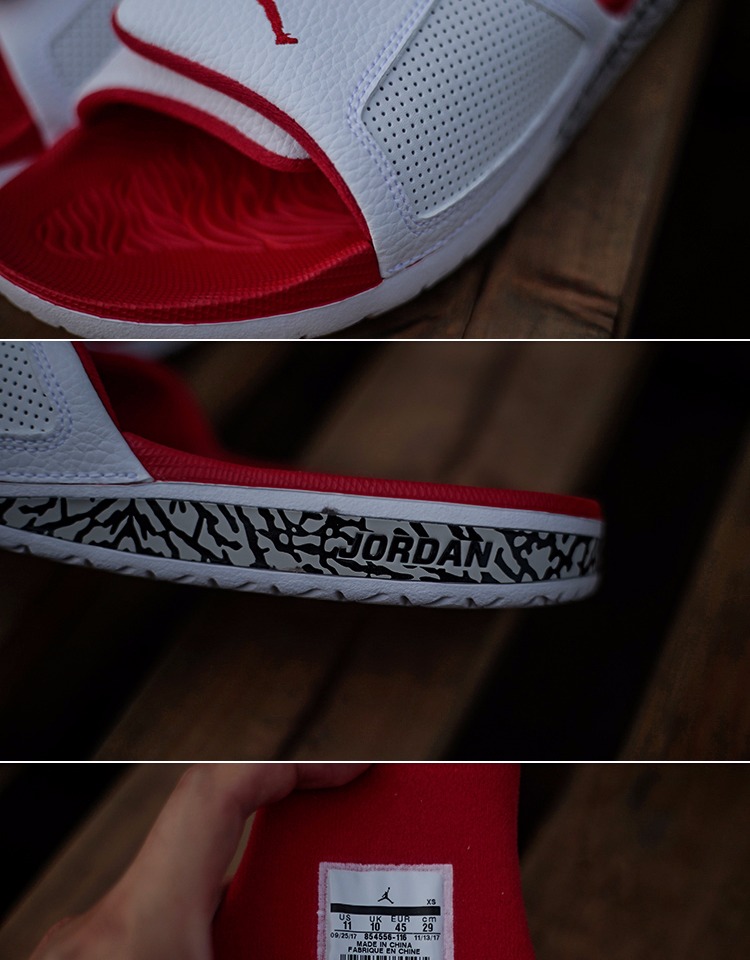 Cửa giày Thiên Tân Air Jordan Hydro 3 AJ3 Nổ nổ Dép thể thao 854556-116 dép da nam