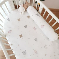 Лимонно-желтая обычная марля «зоопарк»