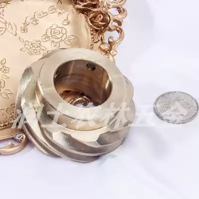 National copper turbine (copper worm gear)customized to map to sample brass processing factory direct sales