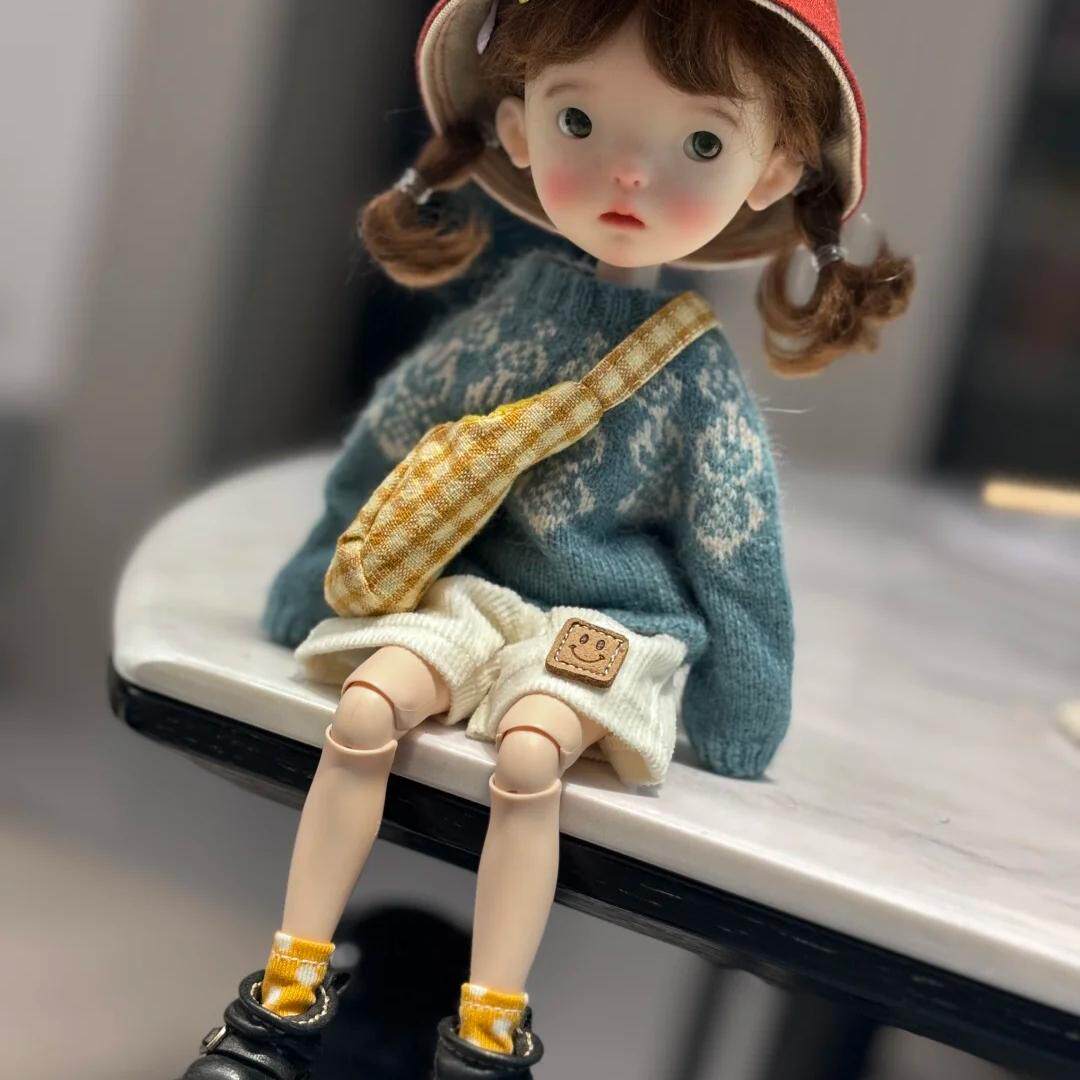 BJD Doll 1/6 SD Girl Landoudou Resin Jointed DIY Handmade Gift