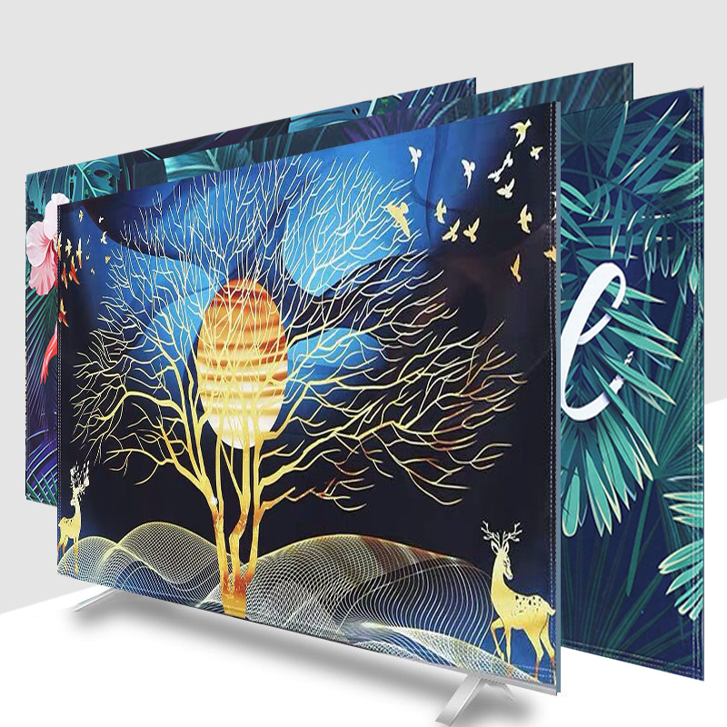 Hanging LCD TV cover 65 Universal 55 Inch TV cover desktop TV set