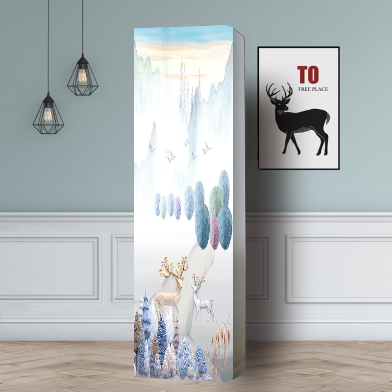 Air conditioning dust cover upright cabinet machine Glimear square living-room office upright air conditioning cover-cover full bag