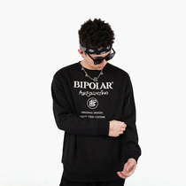 BIPOLAR basic word round neck clothes National Tide brand spring autumn loose pullover 2021 new clothes men